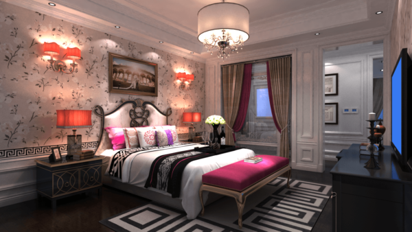 3D Interior Scenes File 3dsmax Model Bedroom 13
